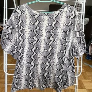 Snake print t-shirt